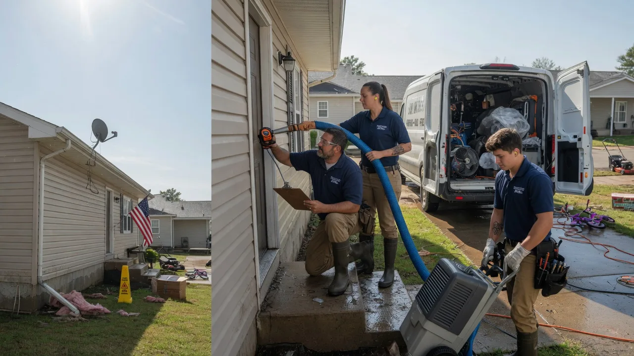 Ceiling Water Damage Restoration in Moscow, AR near me